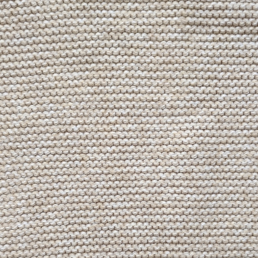 2 Sahalie Chunky Knit V-Neck Long Sleeve Sweaters - Cotton Blend - Tan & Green L - Picture 6 of 13